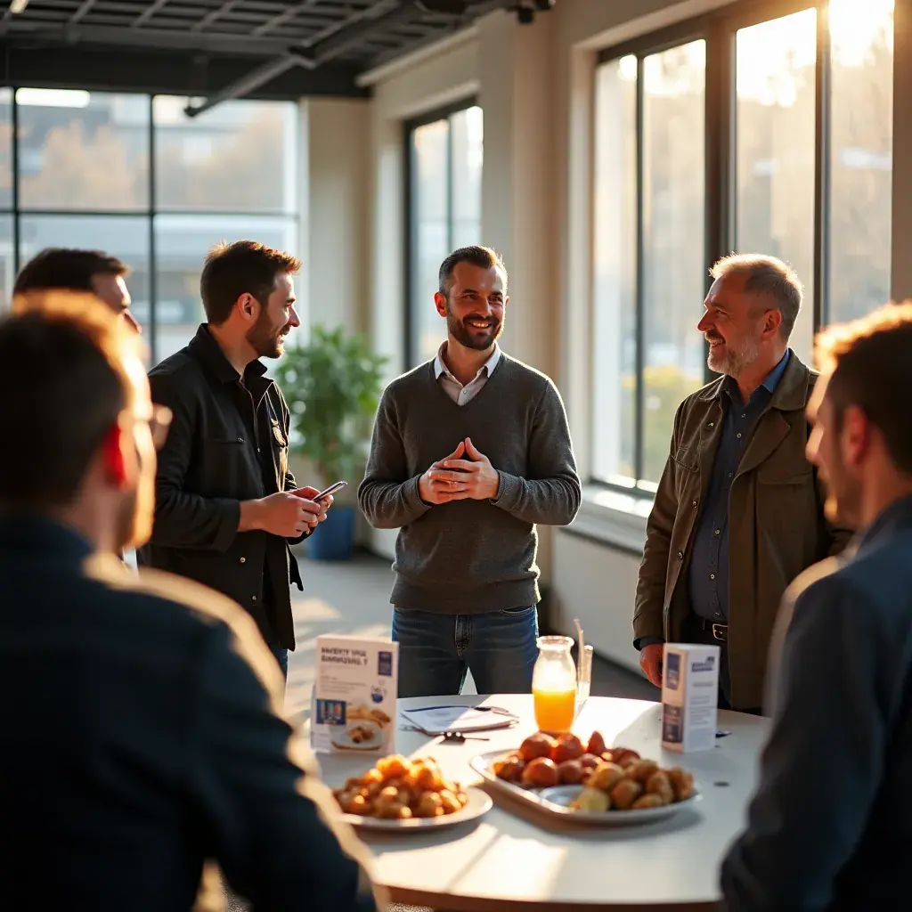 Professional business solutions illustration